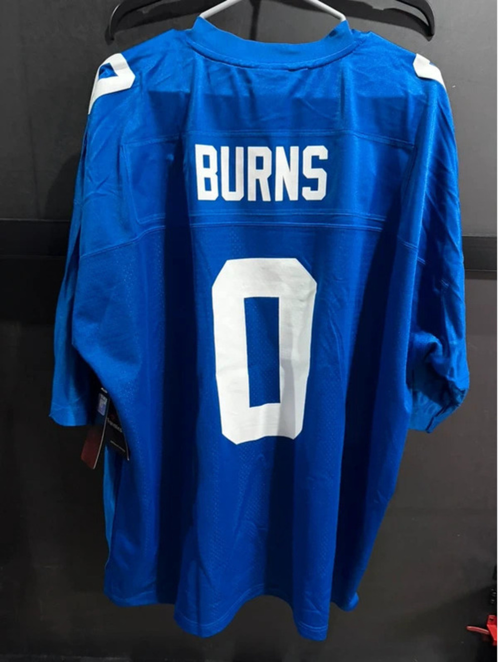 Brian Burns New York Giants Blue #0 NFL Jersey
